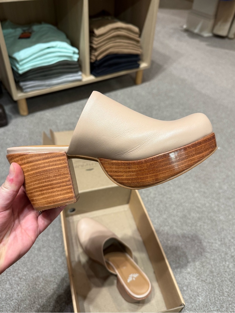 Fortress Of Inca Ava Mule in Cream